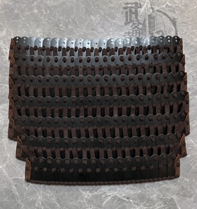 武备寺之顿项甲片 小甲片 批膊甲片 盔甲甲片 顿项片 甲胄材料