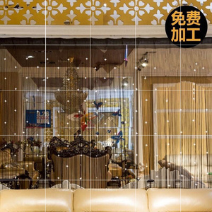 商场线帘装饰窗帘门帘家用珠帘加密隔断浪漫服装店橱窗挂帘美容院