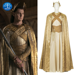 指环王力量之戒精灵王同款cosplay服装披风万圣节cos厂源