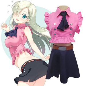 鑫博缘七大罪女主伊丽莎白里昂妮丝cos服短裙装四件套cosplay服装