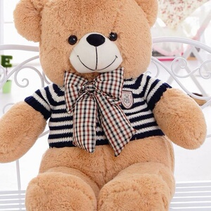 大号公仔紫色大熊毛绒玩具泰迪熊抱抱熊猫娃娃小狗熊16米送女友