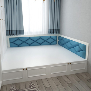 榻榻米墙围贴简约现代墙壁靠背垫床围床头自粘儿童防撞软包炕围子