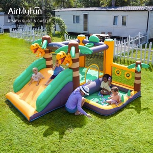 AirMyFun恐龙乐园充气城堡家庭室内小型蹦蹦床家用大型滑梯淘气堡
