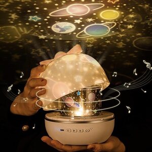 热卖达利梦幻星空投影灯可爱小夜灯七夕情人节浪漫礼物酷炫旋转氛