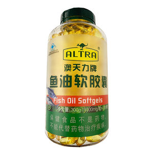 澳天力牌 鱼油软胶囊 1000mg*300粒/盒