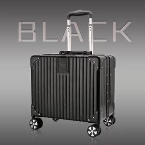 意尔康铝框万向轮轻便小登机箱男航空拉杆箱女18寸迷你行李箱短途