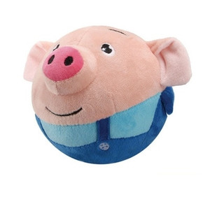 跳跳猪玩具充电线唱歌玩偶震动女孩男孩宠物发声解闷儿宝六一礼物