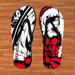 约会大作战动漫周边拖鞋人字拖狂三四糸乃十香二次元凉拖鸢一折纸