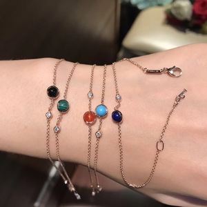 piaget伯爵星球手链纯18k金时来运转玫瑰金经典款女