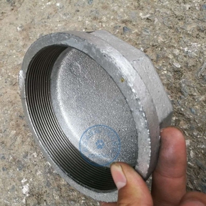 玛铁管镀锌80水管丝分盖帽2寸封钢4头内镀锌1寸头帽分dn50消防6堵