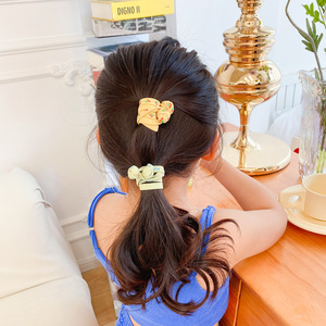 高弹力扎头d发子母扣儿童女童小女孩绑头发头绳发绳发饰头绳皮筋