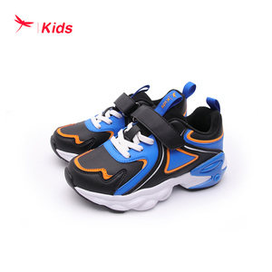 红蜻蜓童鞋冬季时尚儿童鞋男童板鞋中童休闲鞋男孩加绒运动鞋