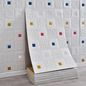 3d立体泡沫墙贴自粘墙纸卧室温馨壁纸防水宿舍天花板装饰墙壁贴纸