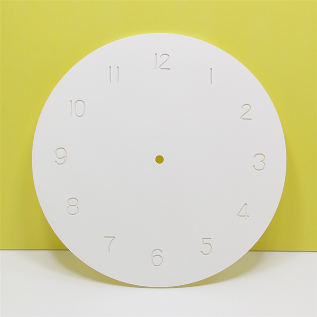 亚克力板钟表盘空白圆形diy挂钟配件时尚创意个性简约手绘钟面