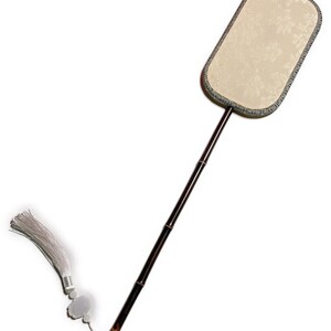 00奚小芷淘宝红颜子//传统紫竹团扇 汉服配饰 魏晋南北朝古典扇子