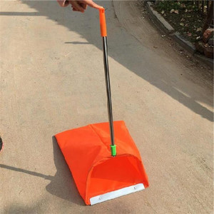 撮斗物业扫马路不锈钢撮箕防风收集袋清洁工垃圾铲工具环卫工簸.