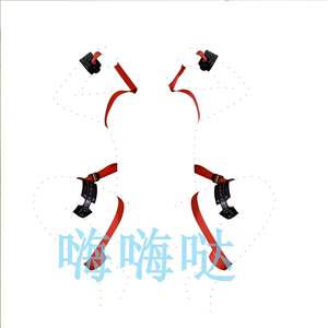 sm自缚m字开腿双人开腿分腿缚拘束紧缚性感绳衣自缚神器