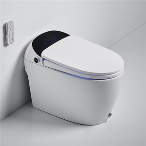 京伊无水箱全自动脚踢冲水烘干座便器电动遥控即热一体智能马桶