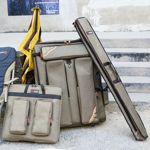 加宽欧式钓椅包双肩包加厚耐磨防水渔具包钓鱼包大容量多功能垂钓