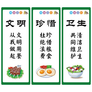 节约标语贴纸厨房