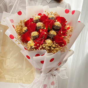 费列罗巧克力花束成品闺蜜糖果零食送男女朋友生日礼物礼盒装520