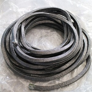 聚四氟乙烯密封盘根耐酸碱f4密封填料无油高压耐高温密封盘根含油