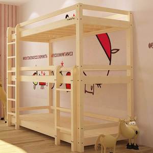 多功能高低床三层