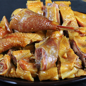 腊鸡 农家风鸡整只风干鸡即食手撕整只山东省潍坊特产全鸡风干鸡9