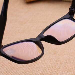 智能变色水晶老花镜男防蓝光时尚玻璃老花镜女400度500度老花眼镜