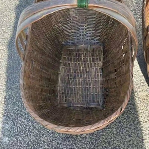 民俗老物件农村老式竹编筐子馒头筐水果篮子老农具农家院复古新品