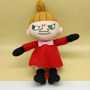 日本原单 小肥肥一族 姆明moomin 亚美坐姿毛绒公仔玩偶 新品
