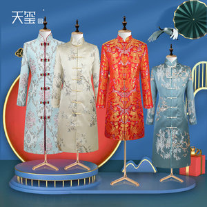 高档真丝全套寿衣 女