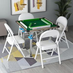 简易便携式麻将桌家用手动棋牌桌子手搓宿舍两用麻雀台桌面板厂家