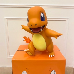 神奇宝贝宝可梦精灵小火龙1:1手办卡通大号模型玩具摆件新年礼物