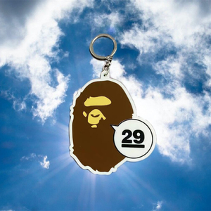 钥匙扣 大猿头形挂链 钥匙链 街头潮牌 日本代购 ape head0人付款100