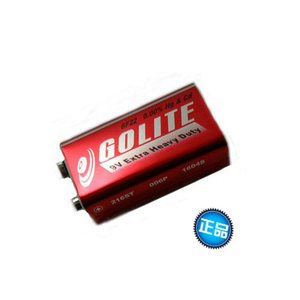 现货GOLITE 6F22万用表 9V干电池 测试仪器仪表摄像头专用 金力牌