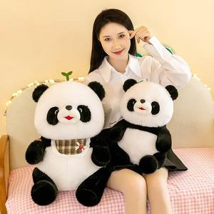 爆款糖宝熊猫玩偶毛绒玩具豆丁熊猫公仔节日礼物儿童礼品布娃娃