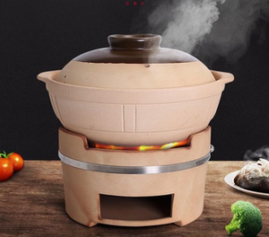 木炭炉子小火锅陶土沙锅家用传统老式保温打边炉碳炉砂锅火锅陶瓷