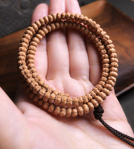 【五爪金龙】老树佛手原矮桩小金刚菩提三日红 108颗南瓜佛珠文玩