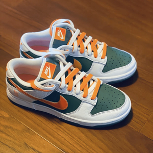 适配dunk low ny vs ny白绿橙纽约街球无畏反光字母麻绳做旧鞋带