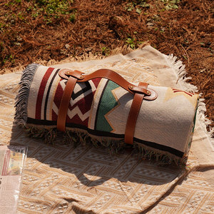 野餐垫防潮垫加厚ins风户外地垫露营用品装备野餐布波西米亚地毯