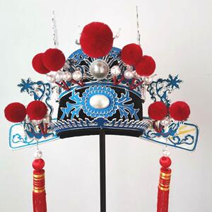 古装戏剧头盔驸马爷帽子状元郎状元帽驸马帽手工点翠黑色纱帽