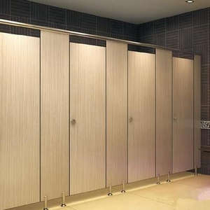 厕所板材便蹲厕洗手间木防水卫生间公共蹲隔断板门移动隔断蹲坑房