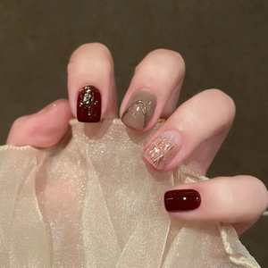 可拆卸美甲车厘子色