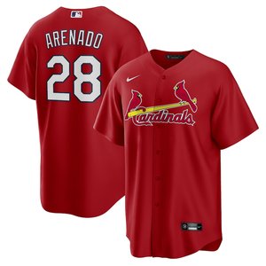 美职棒 cardinals 红雀队球衣 arenado 阿雷纳多 刺绣版棒球服