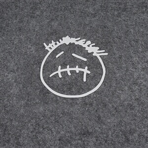 潮牌鬼脸travis scott汽车贴纸摩托创意个性后窗玻璃侧窗手机壳男