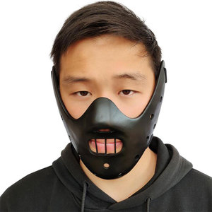 沉默的羔羊汉尼拔面具全脸假面舞会万圣节圣诞节面罩影视道具cos