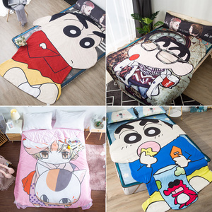 蜡笔小新夏凉被婴儿童卡通动漫薄被子单人床学生寝室二次元空调被