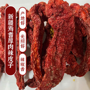 新疆辣皮子焉耆肉辣皮子猪大肠辣椒南疆吊晒干辣椒大盘鸡拌面辣子