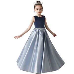 儿童礼服公主裙钢琴古筝演出服小主持人礼服指挥服女童晚礼服